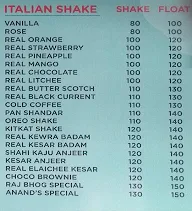 Anand Ice-Cream Parlor menu 2