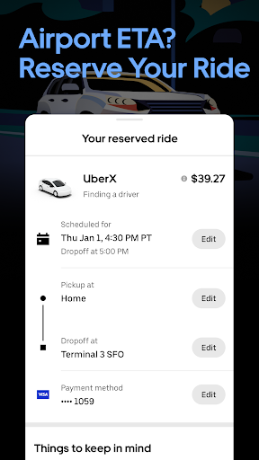 Uber - Request a ride screenshot #3