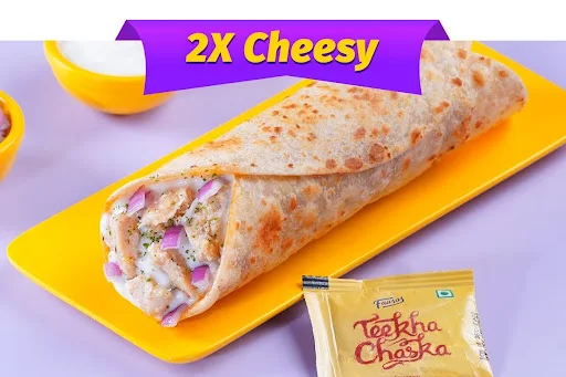 Cheesynator Melt Malai Chicken Wrap