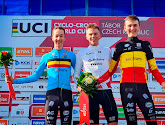 Volledig Belgisch podium in beloftencross Tábor: Thibau Nys haalt het na een duel met Jente Michels