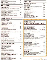 The Delhi Canteen menu 2