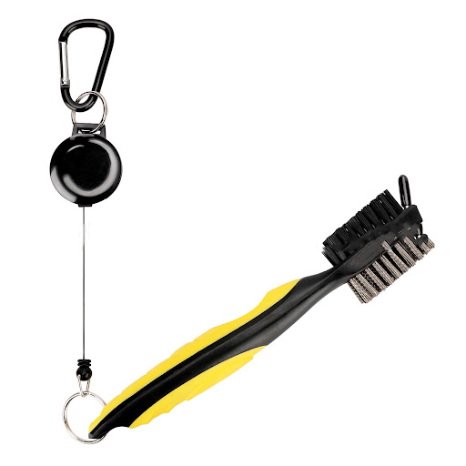 Title 7, Double-sided golf brush for cleaning clubs and ...