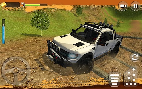 Offroad Muscle Truck Driving Simulator 2017 banner