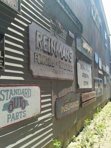 Mural of Old Shop Signs