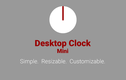 Desktop Clock Mini small promo image