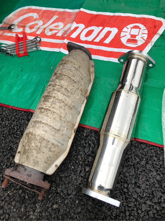 ランサーエボリューションの触媒交換・GP SPORTSに関するカスタム事例の投稿画像1枚目