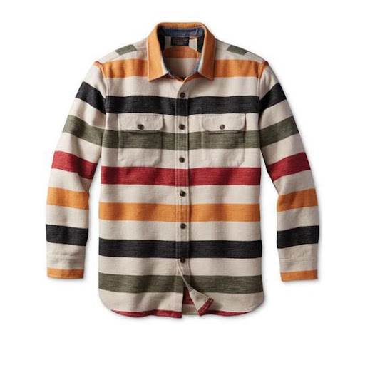 Title 2, Plaid Plus Fleece Warm Shirt Jacket for Men, pe...