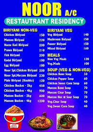 Noor Biriyani menu 1