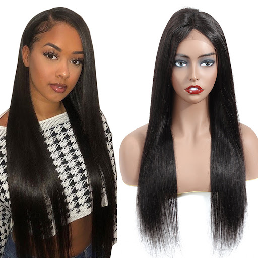 Title 2, Lace front real human hair wig for a natural lo...
