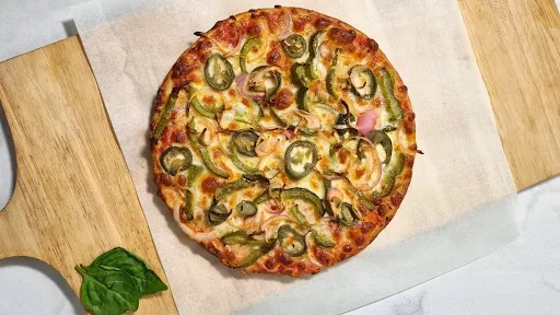 Jalapeno, Pickled Onion & Roasted Capsicum Pizza