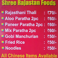 Sri Rajasthani Foods menu 1