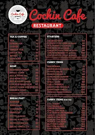 Cochin Cafe menu 1