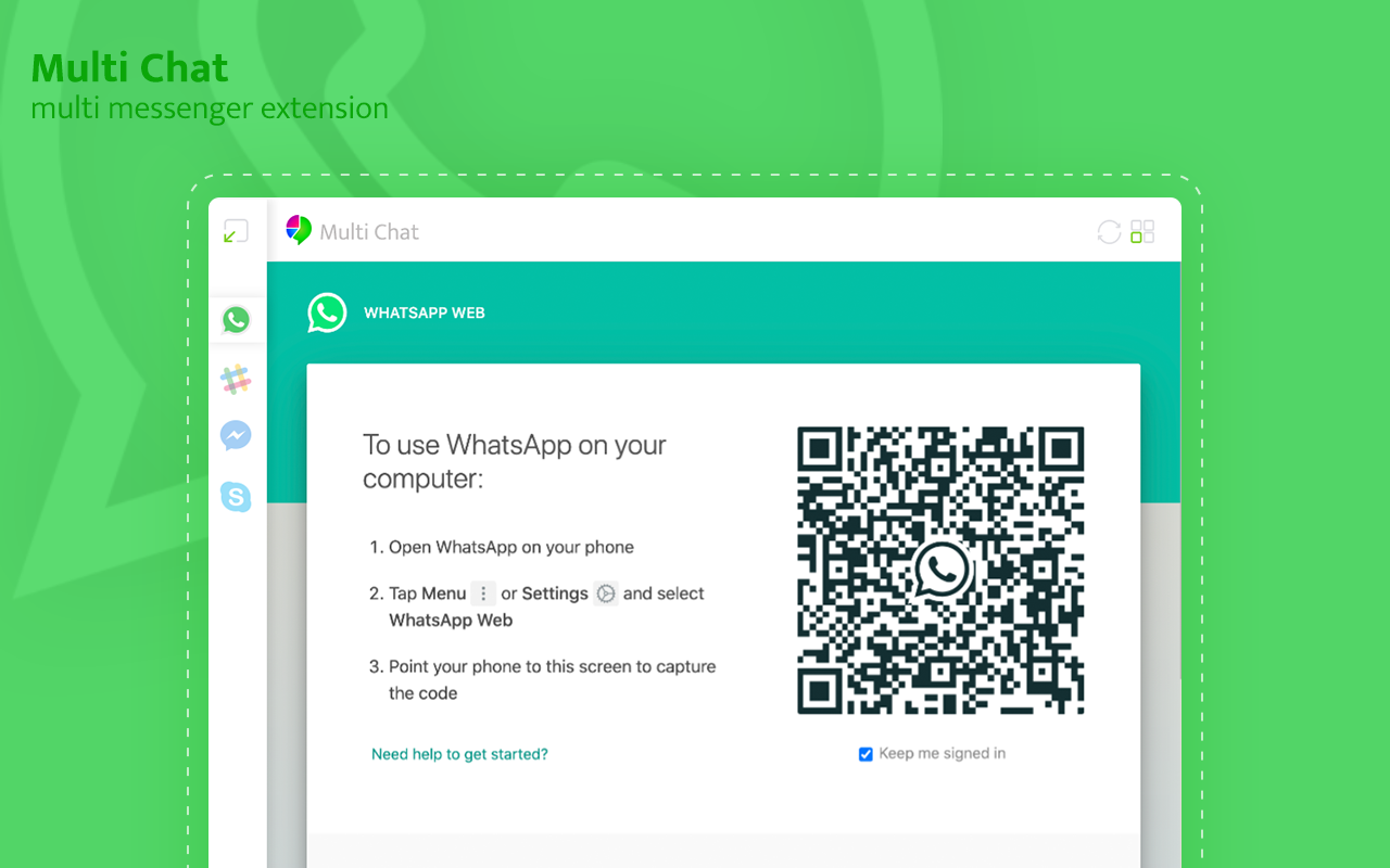 Multi Chat - Messenger for WhatsApp Chrome Extension Image 2