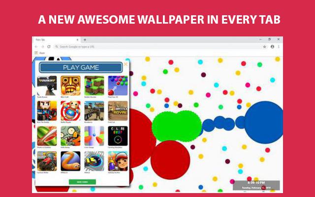 Agar.io Wallpapers and New Tab