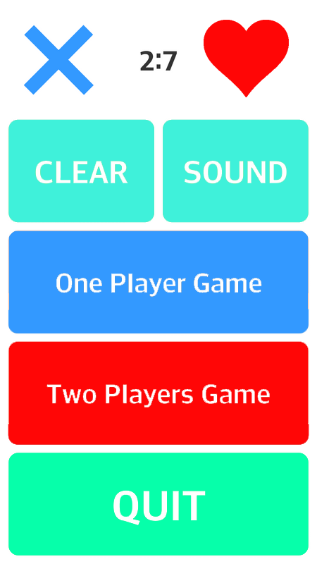 Android application Tic Tac Teo For Lovers screenshort