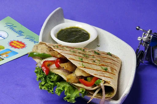 Chicken Seekh Whole Wheat Tortilla Fold