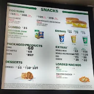 Subway menu 1