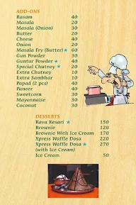 Chennai Xpress menu 3