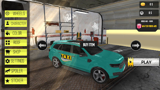 Screenshot Taxi Car Simulator