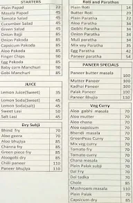 Cindrella Fast Food menu 2