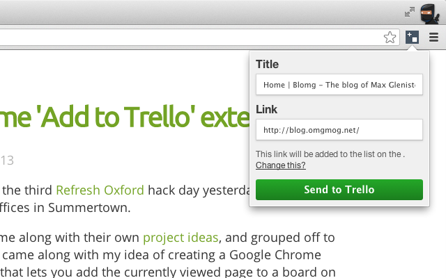 Add a link to trello Preview image 0