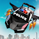 Flying Police Car Transform Robot Shooting Games icon