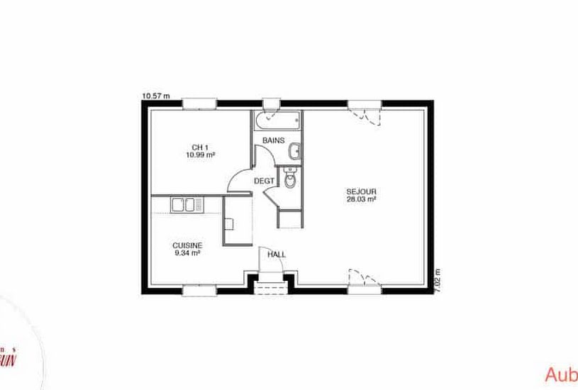  Vente Terrain + Maison - Terrain : 2 245m² - Maison : 89m² à Pleurs (51230) 