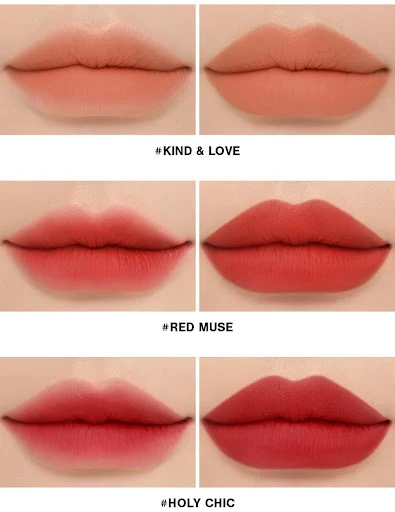 Son thỏi 3CE vỏ trong suốt 3CE Soft Matte Lipstick Red Muse - 3.5g