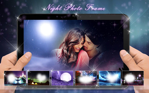 Night Photo Frame 🌃 Landscape Photo Editor