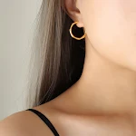 F271 Gold Earrings