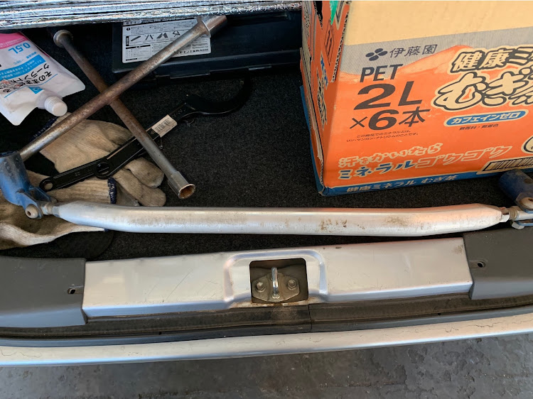 ミラのDIY・車高調整・9月も終わりますねに関するカスタム事例の投稿画像2枚目