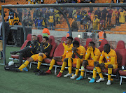 Kaizer Chiefs bench cut a dejected look during the MTN8 semifinal second leg match against SuperSport United on September 1 2018 at FNB Stadium.