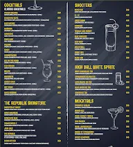 The Republik menu 1