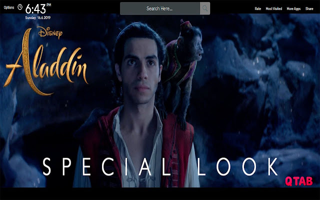 ALADDIN Wallpapers HD Theme