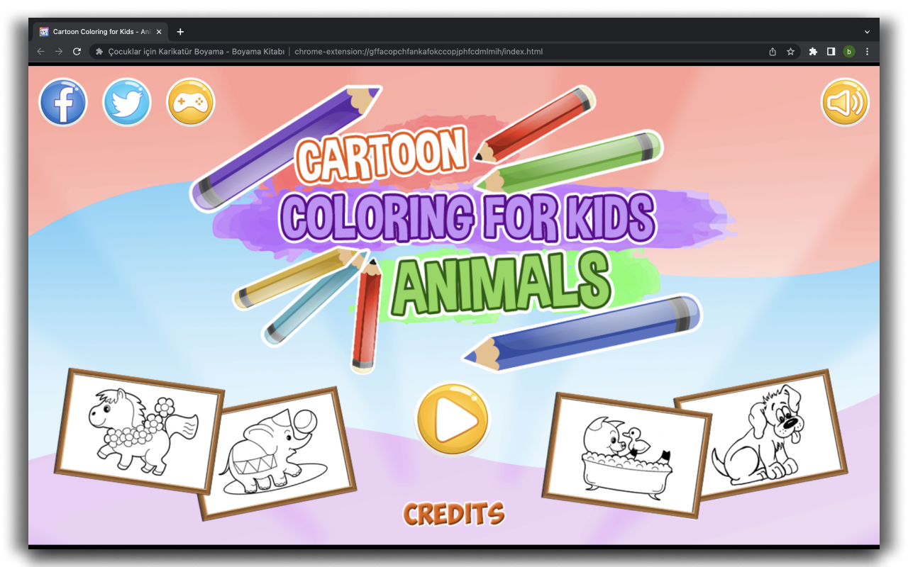 Cartoon Coloring for Kids - Coloring Book Preview image 4