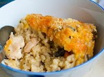 Cheesy Chicken & Rice Casserole Recipe That's Always a Crowd-Pleaser was pinched from <a href="http://thestir.cafemom.com/food_party/147383/cheesy_chicken_rice_casserole_recipe" target="_blank">thestir.cafemom.com.</a>