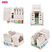 Đầu Kết Nối Mạng Lan Cat5 Rj45 Màu Trắng