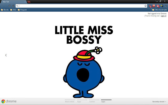 Little Miss Bossy chrome extension