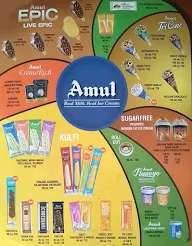 Amul Ice Cream Parlour, Scoops 'N' Smiles menu 1