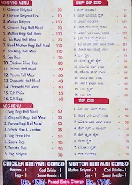 Hotel Gowdru Mane menu 2