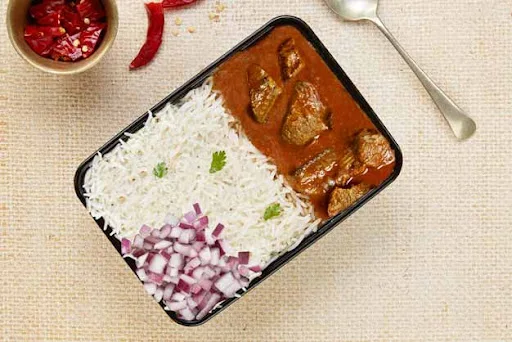 Dhaba-Style Mutton Rice Bowl