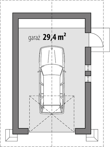 DD-G1 - Rzut garażu