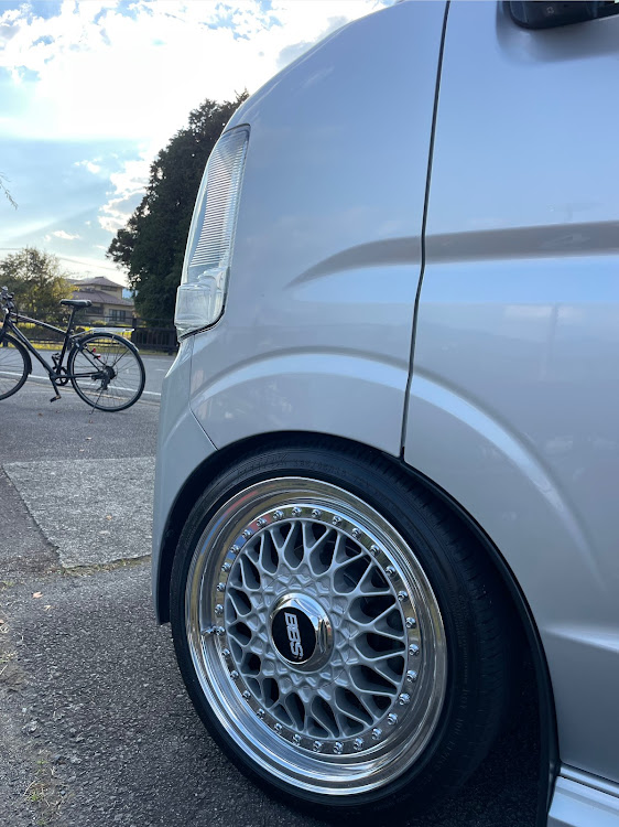 エブリイバンのBBS RS・バフ掛け・キーリマインダー流用に関するカスタム事例の投稿画像5枚目