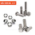 Ốc Inox "Size M6 - 6 Ly" Nhiều Kích Thước H9025