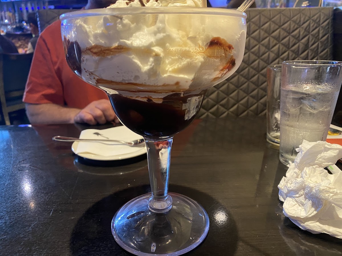 GF Brownie sundae!