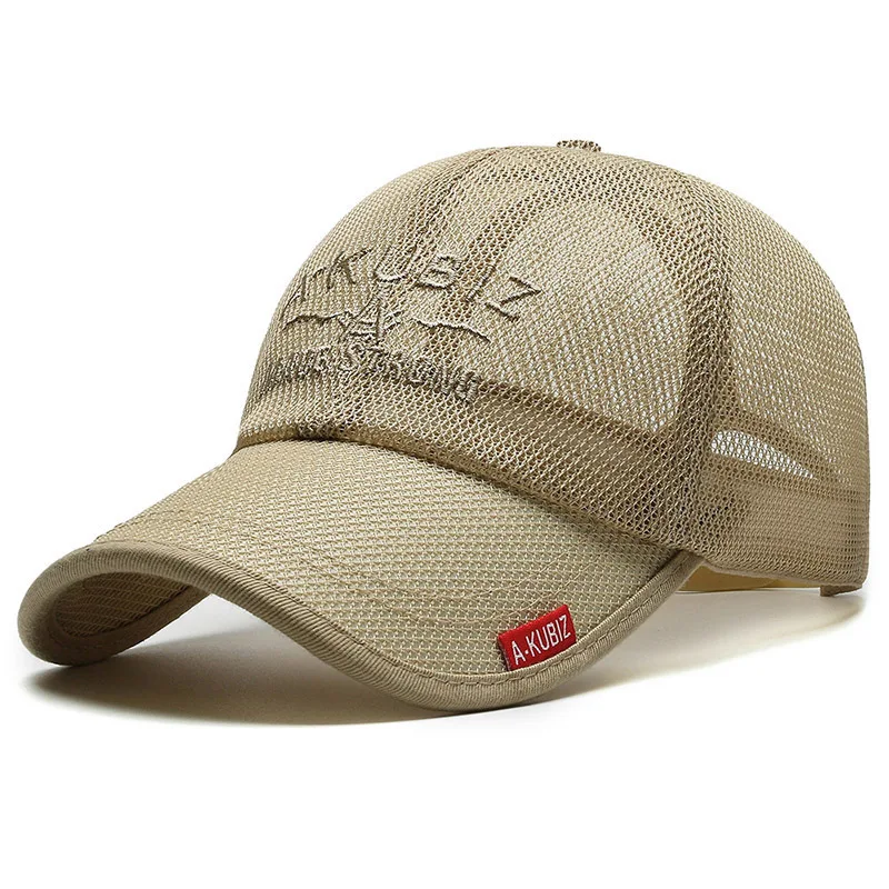 Summer Men's Mesh Breathable Baseball Cap Casual Sun-proof. Stay cool and protected from the sun with this comfortable, 