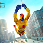 Cover Image of Скачать Super Rope Hero Grand City 1.3 APK