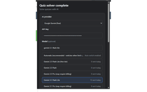 Quiz solver complete screenshot 3