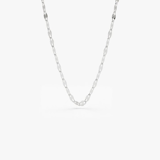 Title 5, Womens Delicate Lip Chain Necklace. Elevate yo...