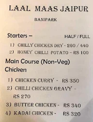 Laal Maas menu 3